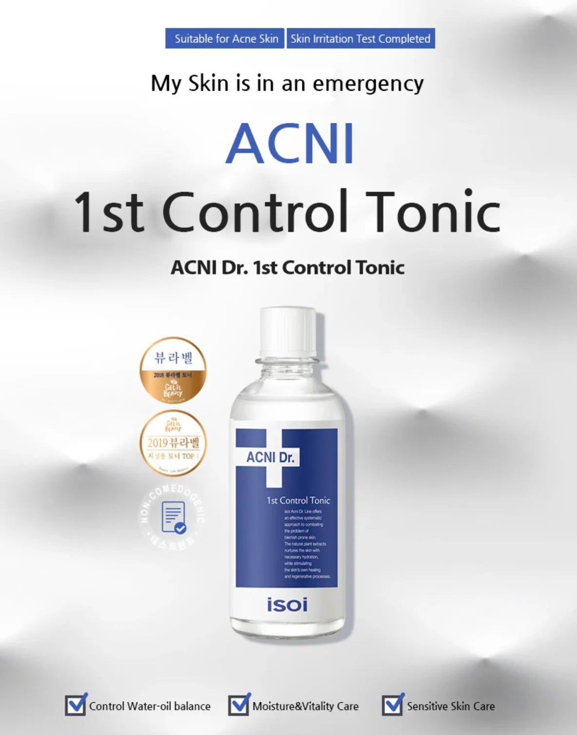 ISOI ACNI Dr. 1st Control Tonic 130ml