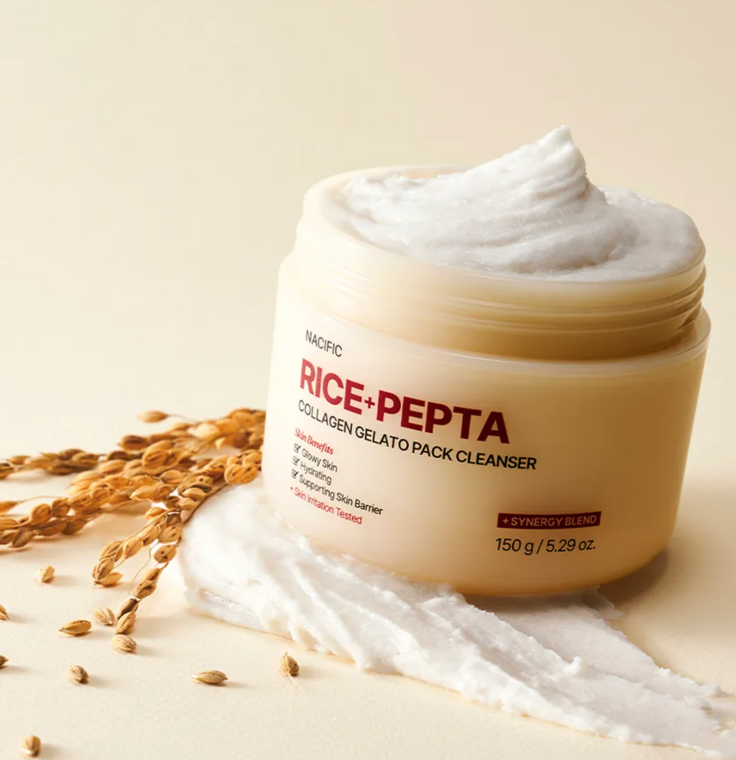 NACIFIC Rice Pepta Collagen Gelato Pack  Cleanser 150g